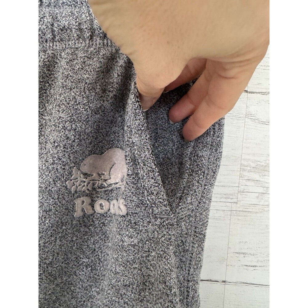 Roots Marled Grey Jogger Sweatpants Size XS - Picture 9 of 13